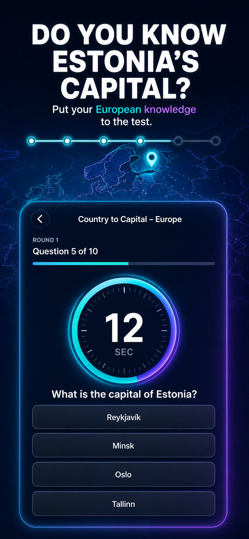 Timed capital question for Estonia
