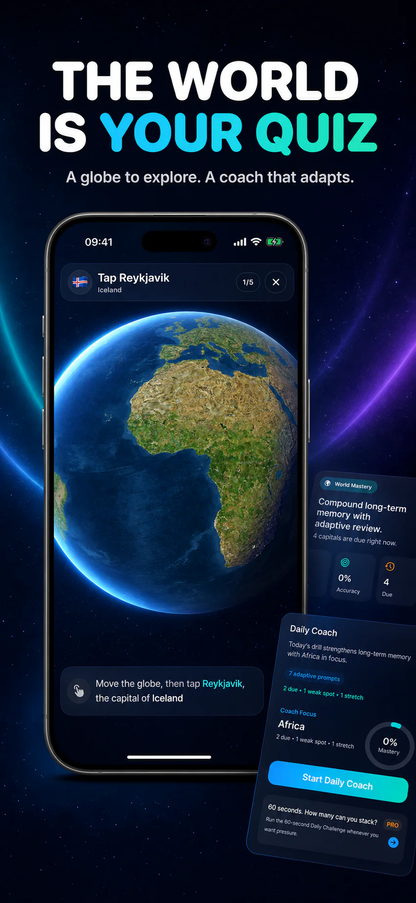 The world is your quiz overview
